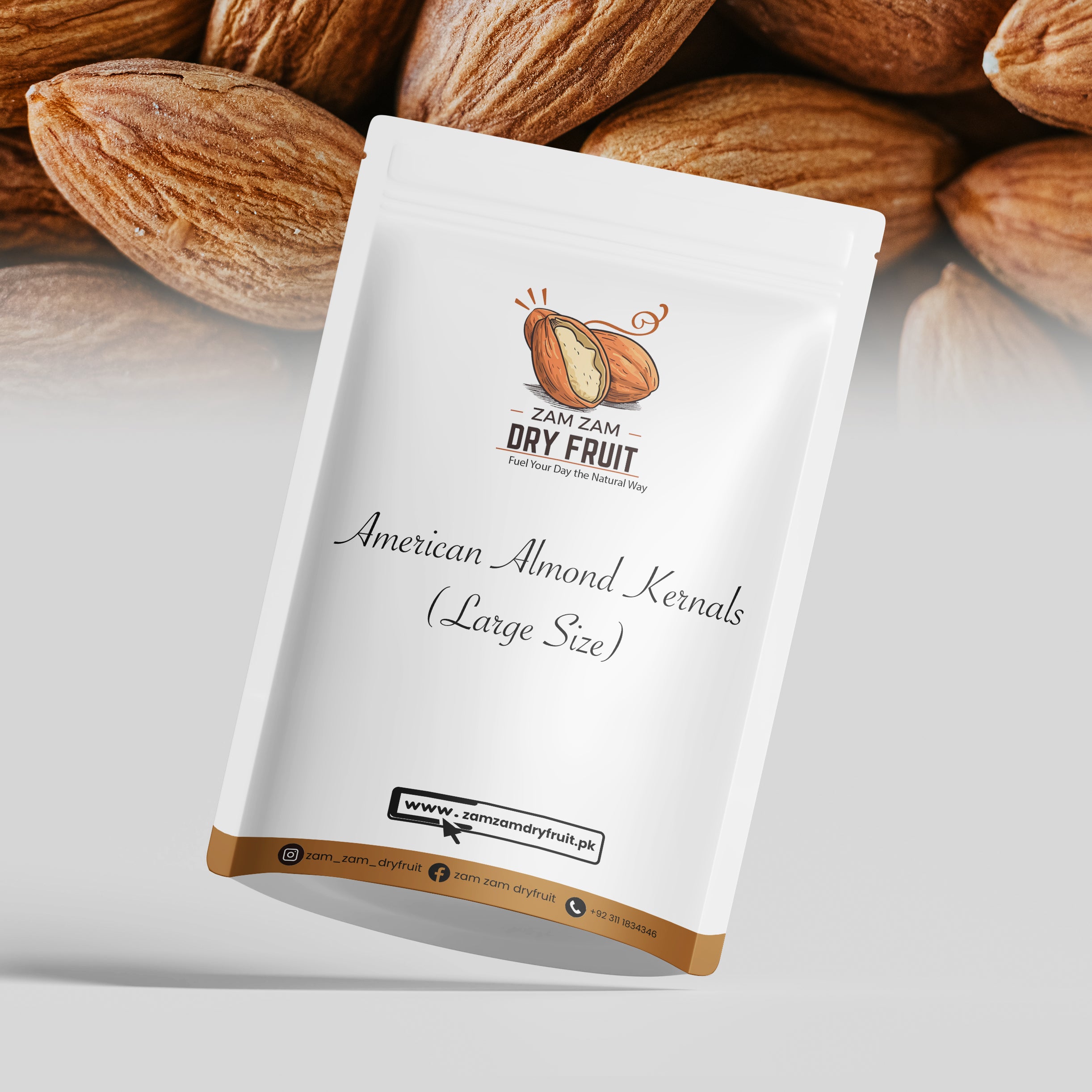 American Almond Kernels / Badam Giri (Large Size)