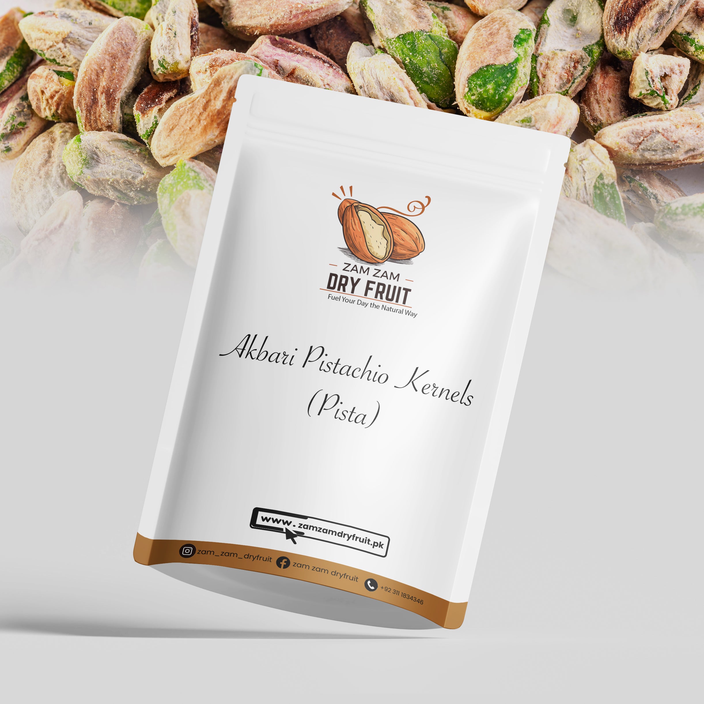 Akbari Pistachio Kernels (Pista Maghz Akbari)