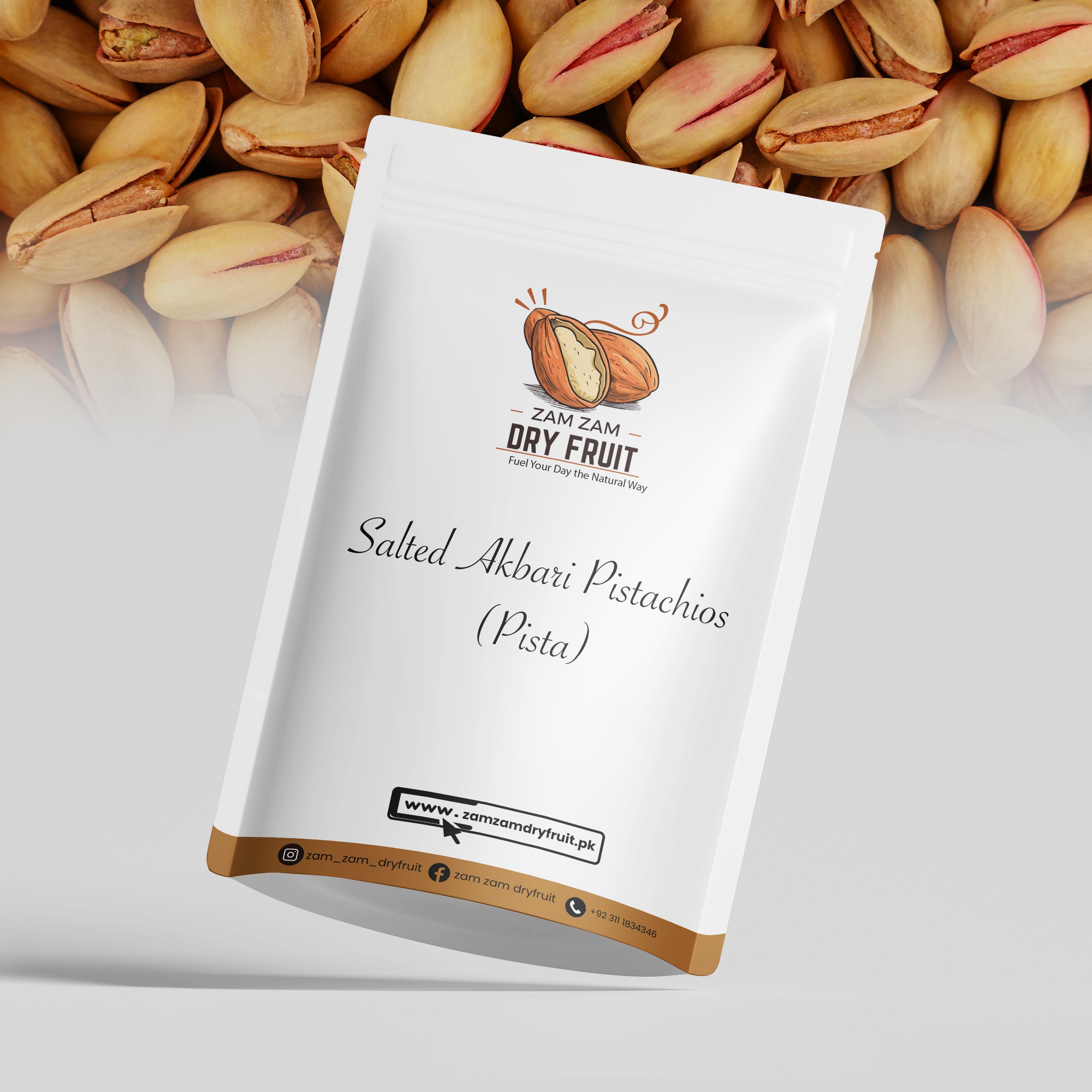 Salted Akbari Pistachios (Pista)