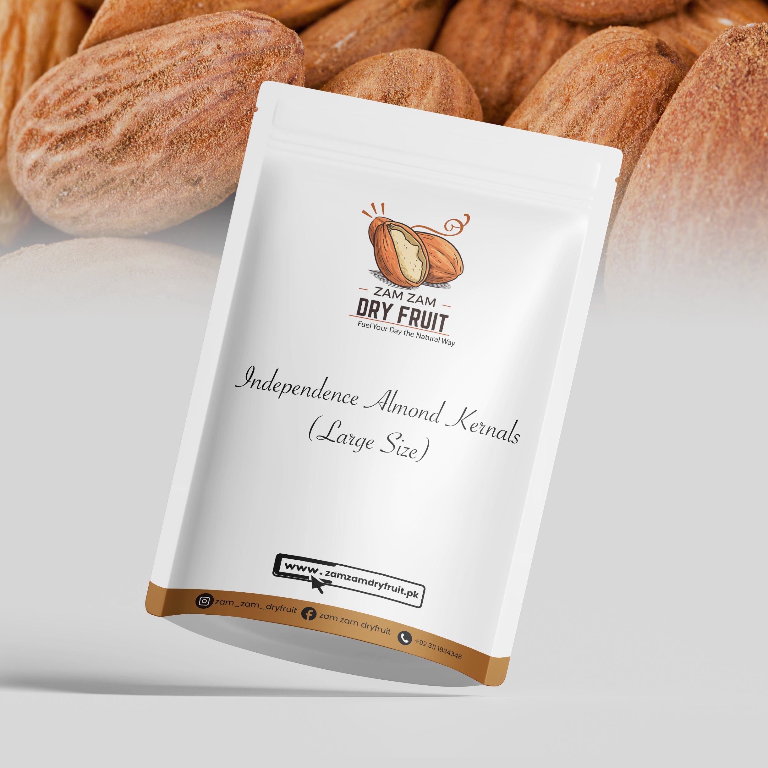 Independence (California) Almond Kernels / Badam Giri (Large Size)